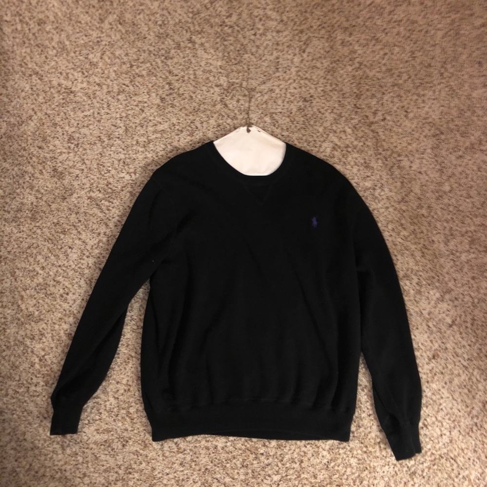 Black Polo Pullover